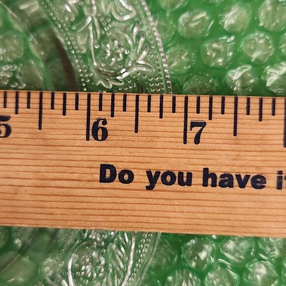 KIG Pressed Glass Plate - Picture 6 of 6